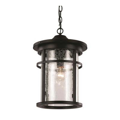 Trans Globe Lighting 40385 RT Avalon 13.75" Outdoor Rust Transitional Hanging Lantern